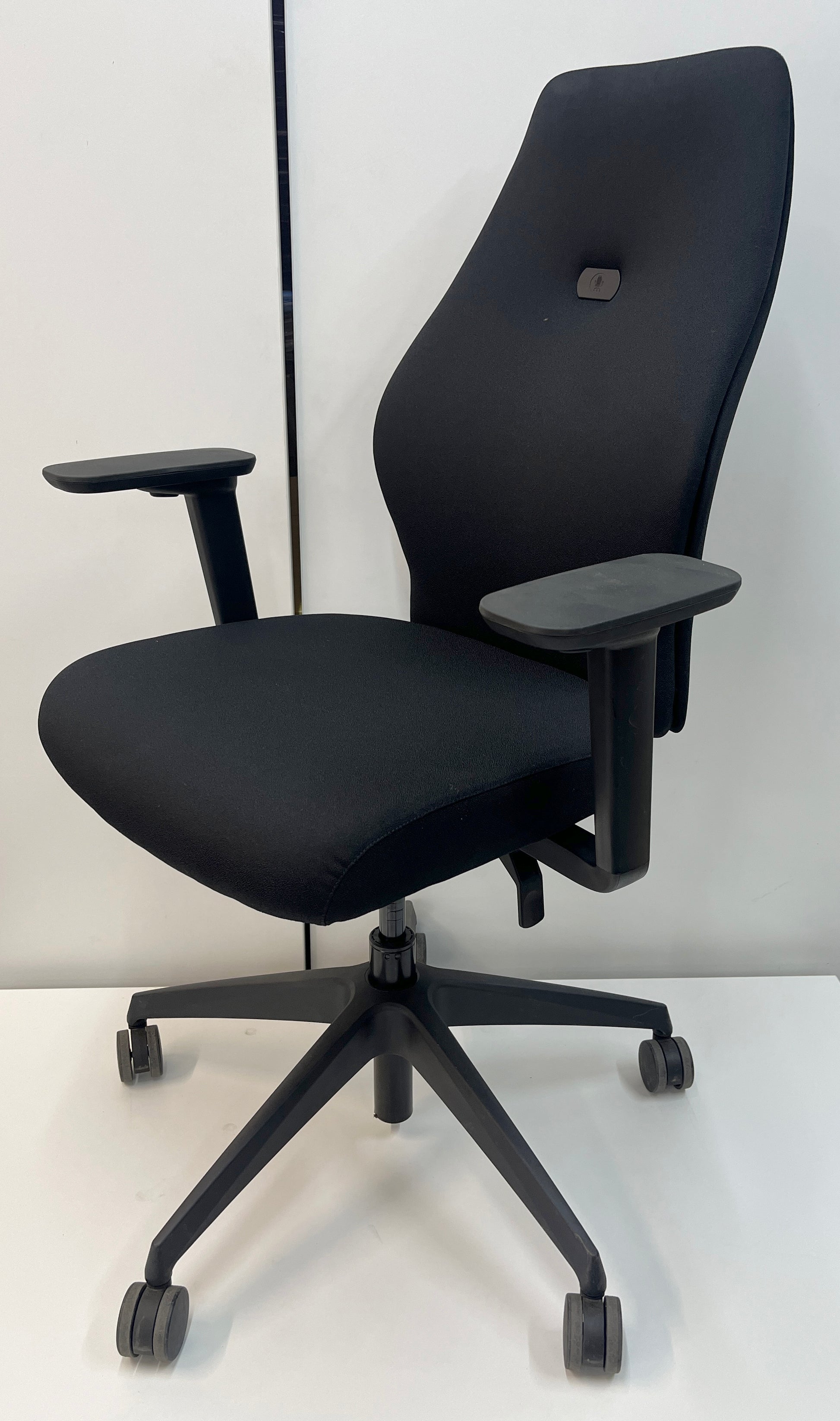 Ergonomic Positiv Plus High Back Black Office Chair (with armrests)