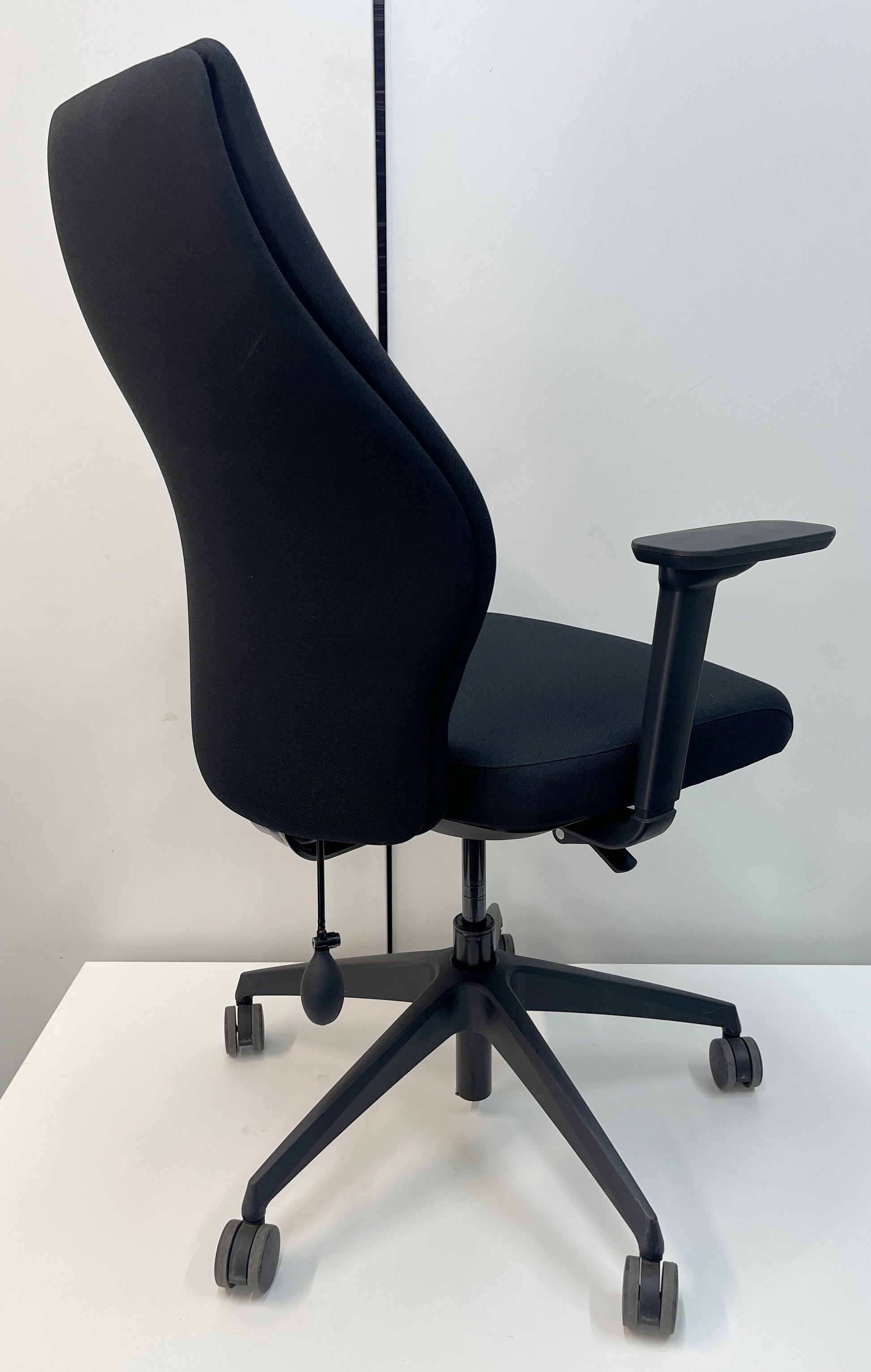 Ergonomic Positiv Plus High Back Black Office Chair (with armrests)