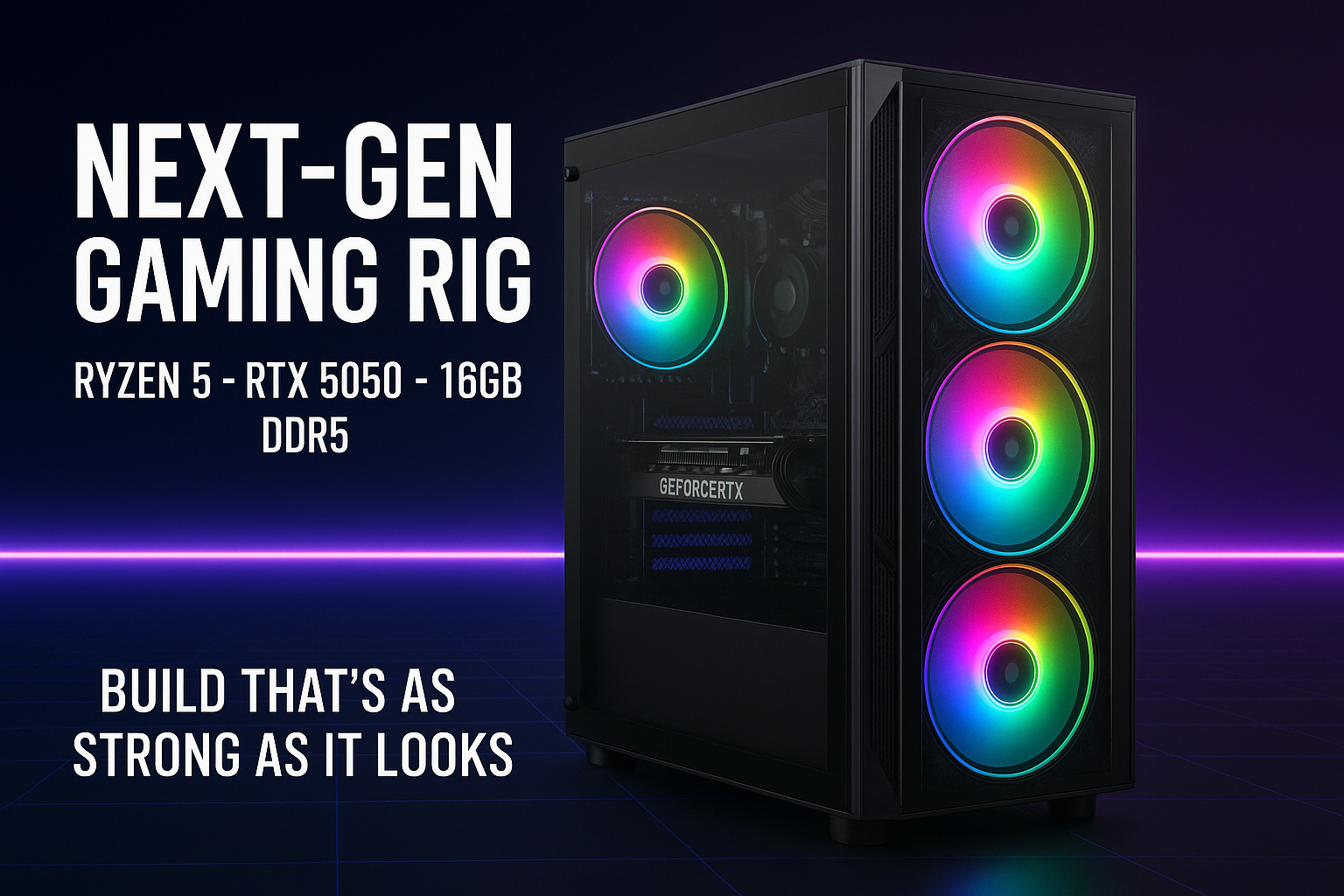Next-Gen Gaming Rig - Ryzen 5 - RTX 5050 - 16GB DDR5