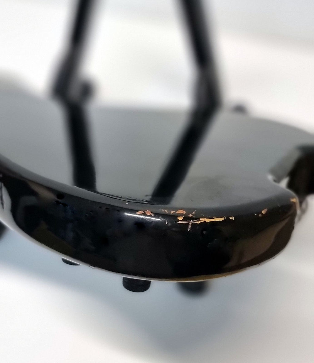 Cort Space PB Headless P-Bass 1983 - Black with White Finger Board + Rosewood Neck