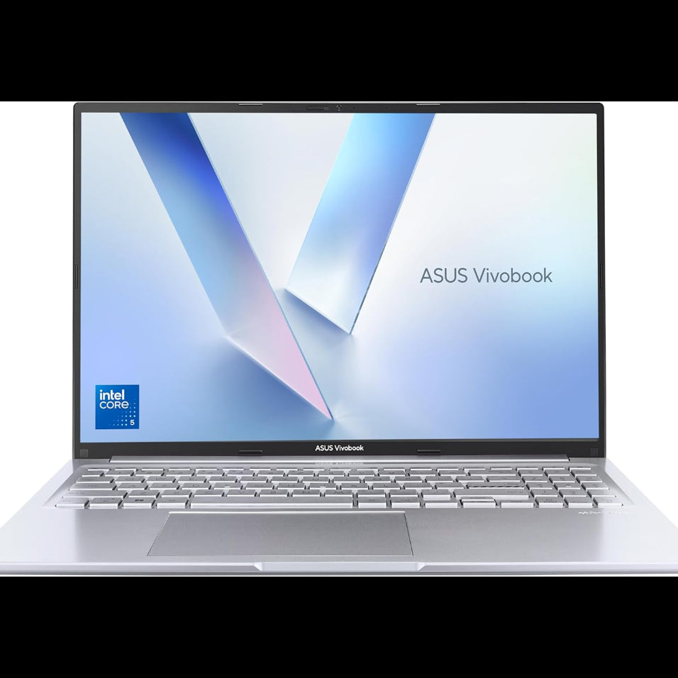 ASUS Vivobook laptop with Intel Core logo on a white background