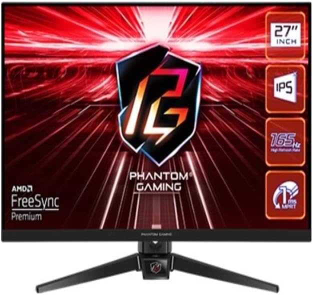 AsRock 27" Gaming Monitor - 165Hz Refresh Rate - 1ms Response - Full HD IPS