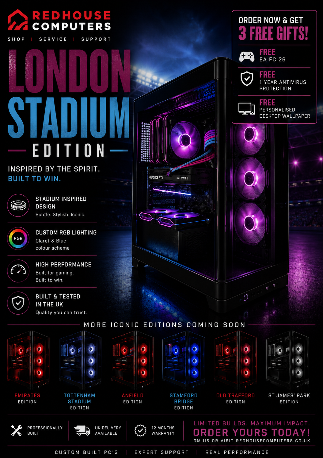 London Stadium Edition Gaming PC