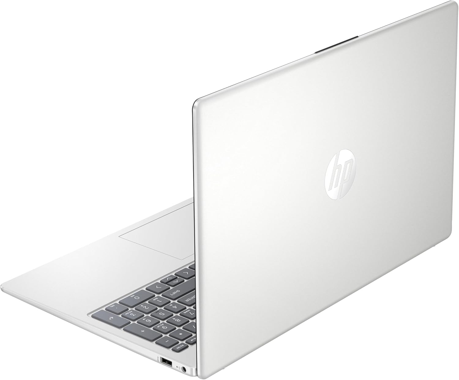 HP 15.6” Laptop | AMD Ryzen 5 7520U Processor | 16 GB RAM | 1 TB SSD | AMD Radeon Graphics | FHD Display | Up to 11.5 hrs battery | Dual Speakers | Windows 11 | Silver