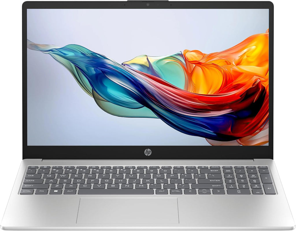 HP 15.6” Laptop | AMD Ryzen 5 7520U Processor | 16 GB RAM | 1 TB SSD | AMD Radeon Graphics | FHD Display | Up to 11.5 hrs battery | Dual Speakers | Windows 11 | Silver