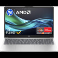 HP 15.6” Laptop | AMD Ryzen 5 7520U Processor | 16 GB RAM | 1 TB SSD | AMD Radeon Graphics | FHD Display | Up to 11.5 hrs battery | Dual Speakers | Windows 11 | Silver