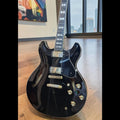 1987 Yamaha SA2100 Semi-Hollow Body Guitar – Polished Ebony with Original Hard Case