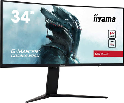 Iilyama G-MASTER Red Eagle 34" QHD 144Hz Curved Gaming Monitor