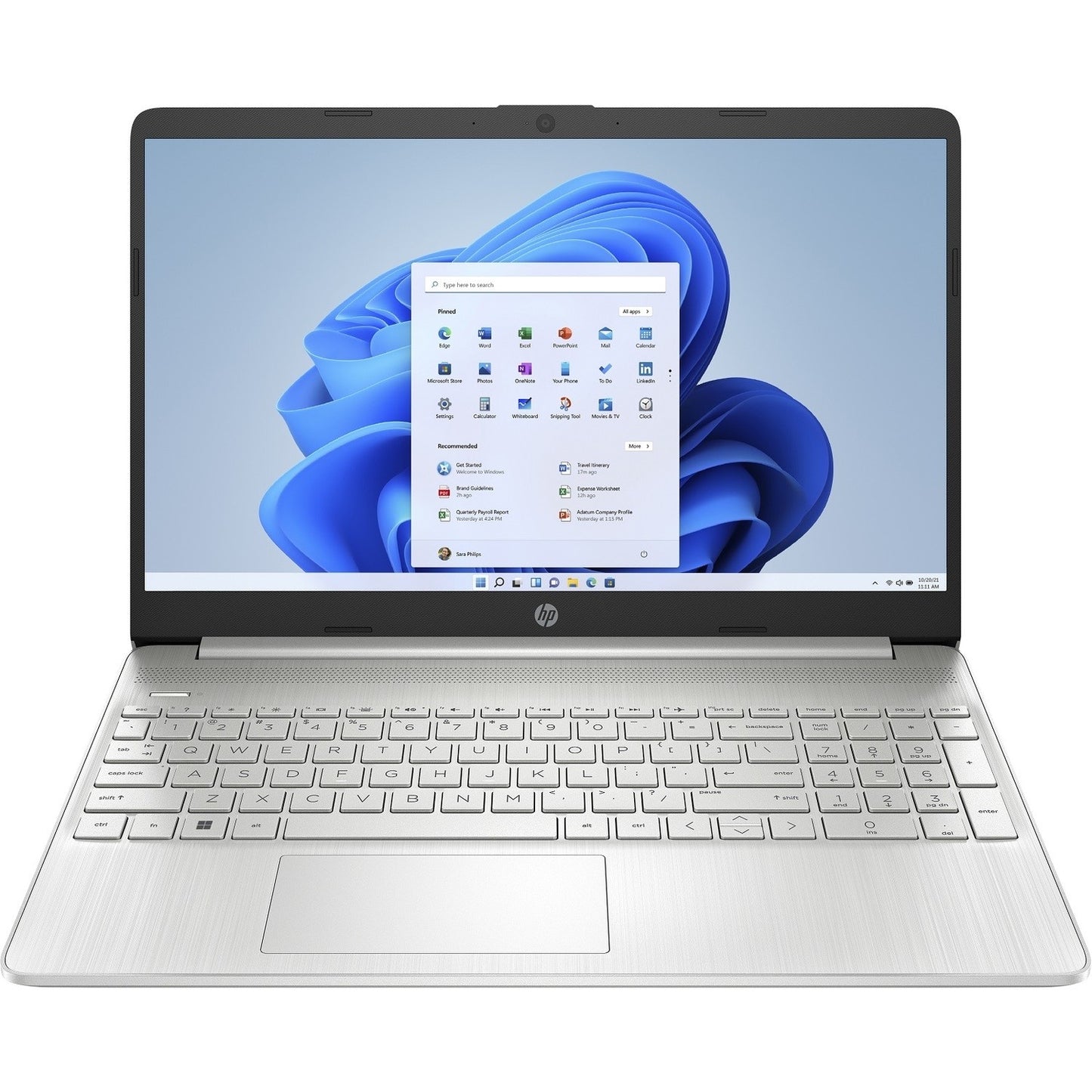 HP 15.6" Laptop- Intel Pentium Quad-Core CPU - 4GB RAM - 128GB SSD