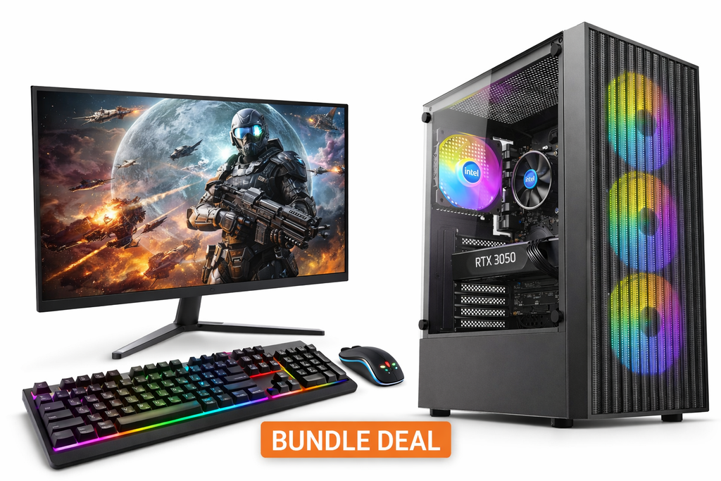 RTX Starter Gaming PC – Plug & Play Gaming Bundle