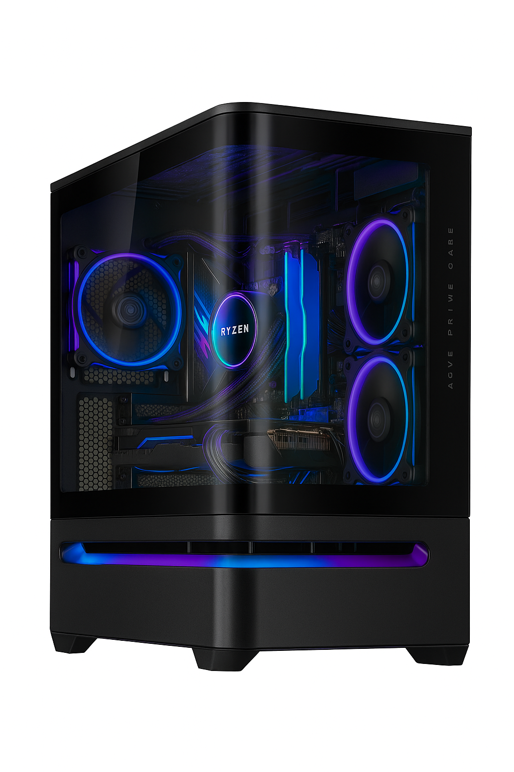 Asus Curved Panel Gaming PC - Ryzen 7 9800X3D - RTX 5080 - 32GB DDR5