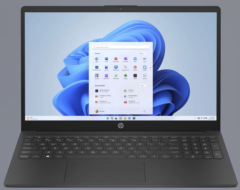 HP 15 Laptop - AMD Ryzen 7 7730U CPU | 16GB DDR4 RAM | 512GB PCIe NVMe SSD | AMD Radeon Graphics | 15.6 Inch Full HD | Windows 11 Home