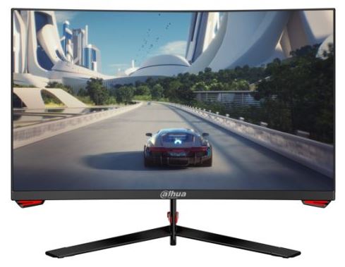 Dahua 27" Curved Gaming Monitor, 1920 x 1080, 1ms, 2 HDMI, DP, 180Hz, DCR Intelligent Processing, VESA