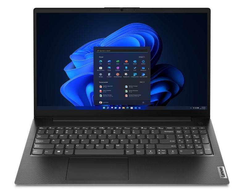 Lenovo V15 Laptop - AMD Athlon Silver CPU | 8GB LPDDR5 RAM | 256GB PCIe NVMe SSD | AMD Radeon Graphics | 15.6 Inch Full HD | Windows 11 Pro