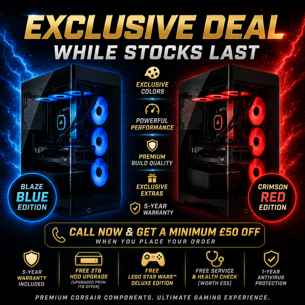 Corsair RTX Gaming PC – 5 Year Warranty, Free Upgrades, Ryzen CPU, RTX Graphics - Star Wars Special Offer