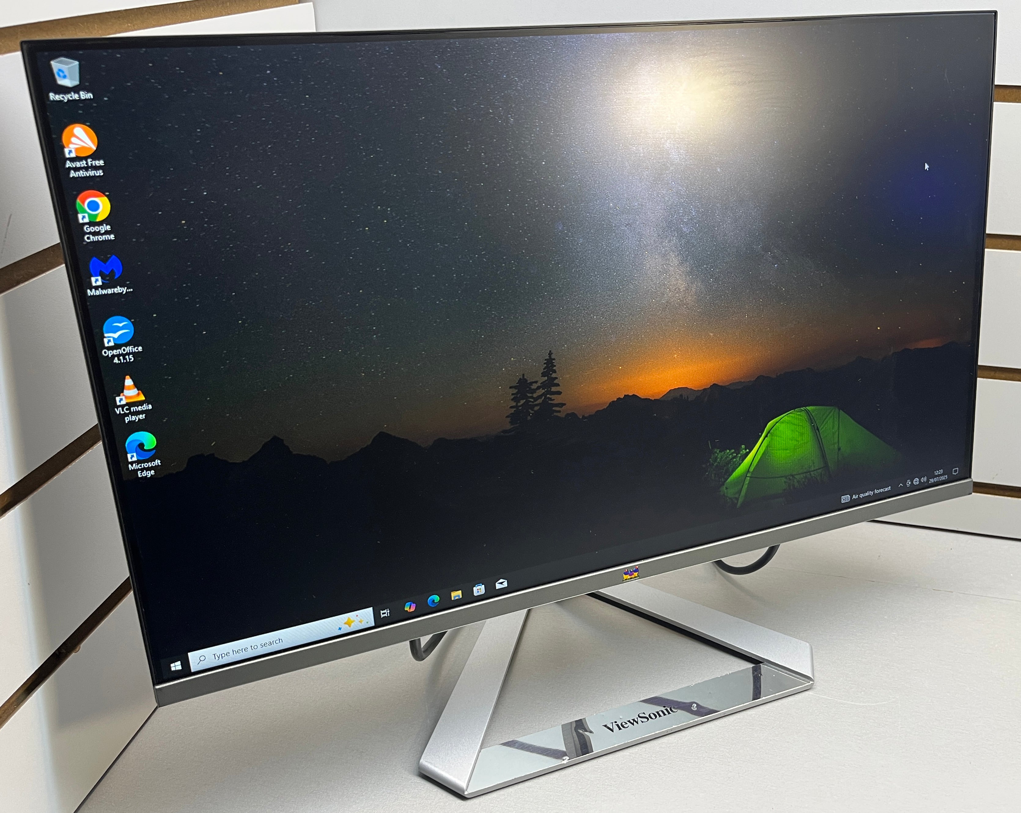 ViewSonic VX2476 – 24” Full HD IPS Frameless Monitor