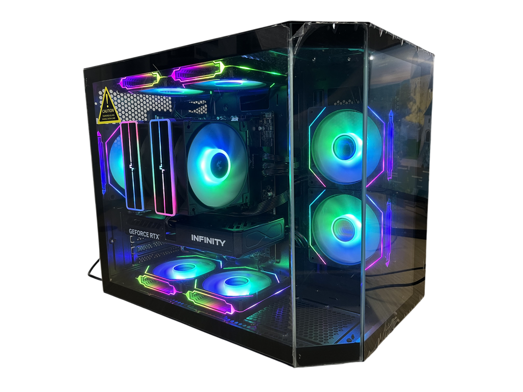 Edge Mini Gaming PC - AMD Ryzen 5 - 32GB RAM - 1TB SSD - RTX 5060 8GB Graphics - Great For Fortnite, Minecraft & More