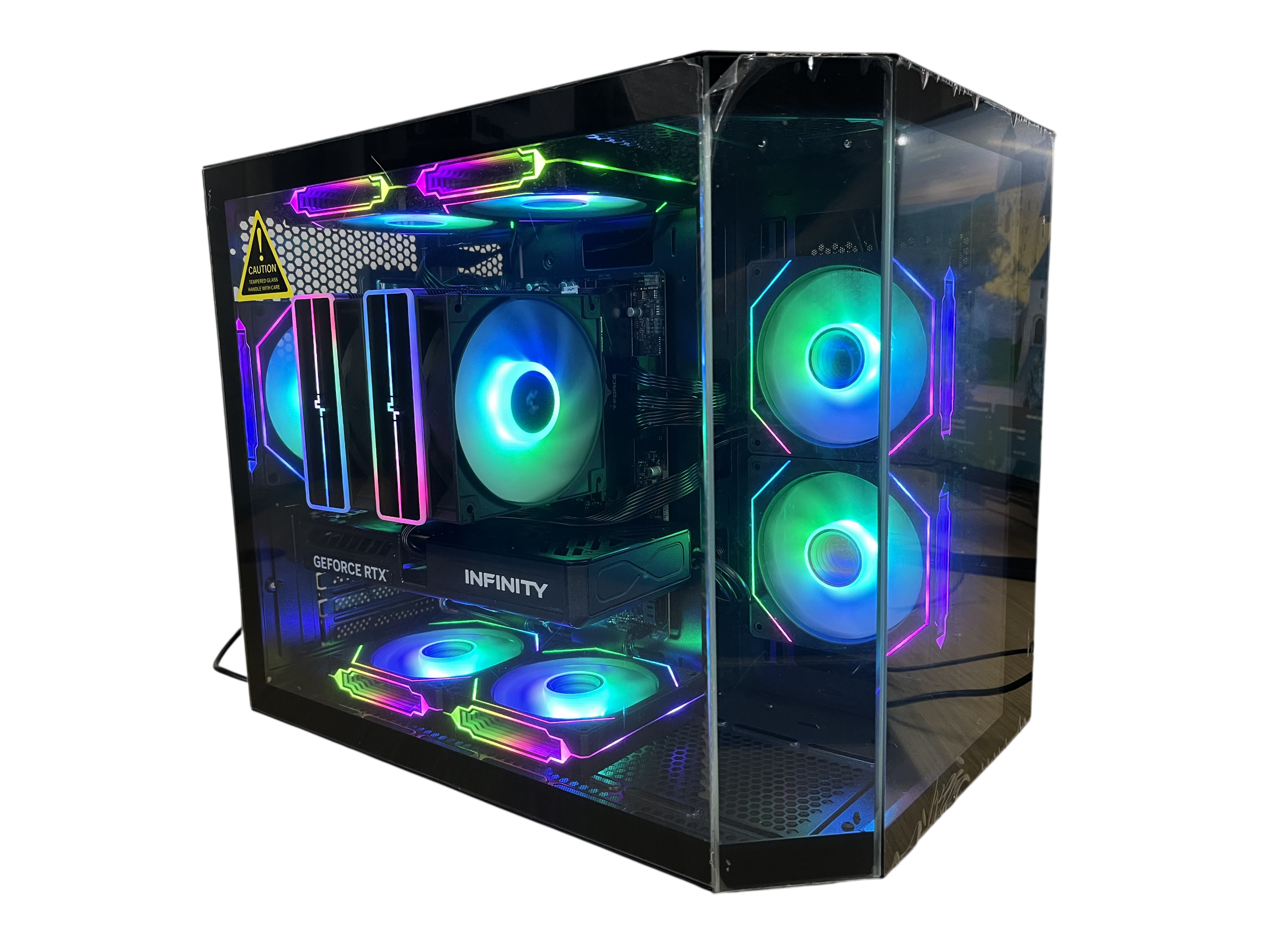 Edge Mini Gaming PC - AMD Ryzen 5 - 32GB RAM - 1TB SSD - RTX 5060 8GB Graphics - Great For Fortnite, Minecraft & More