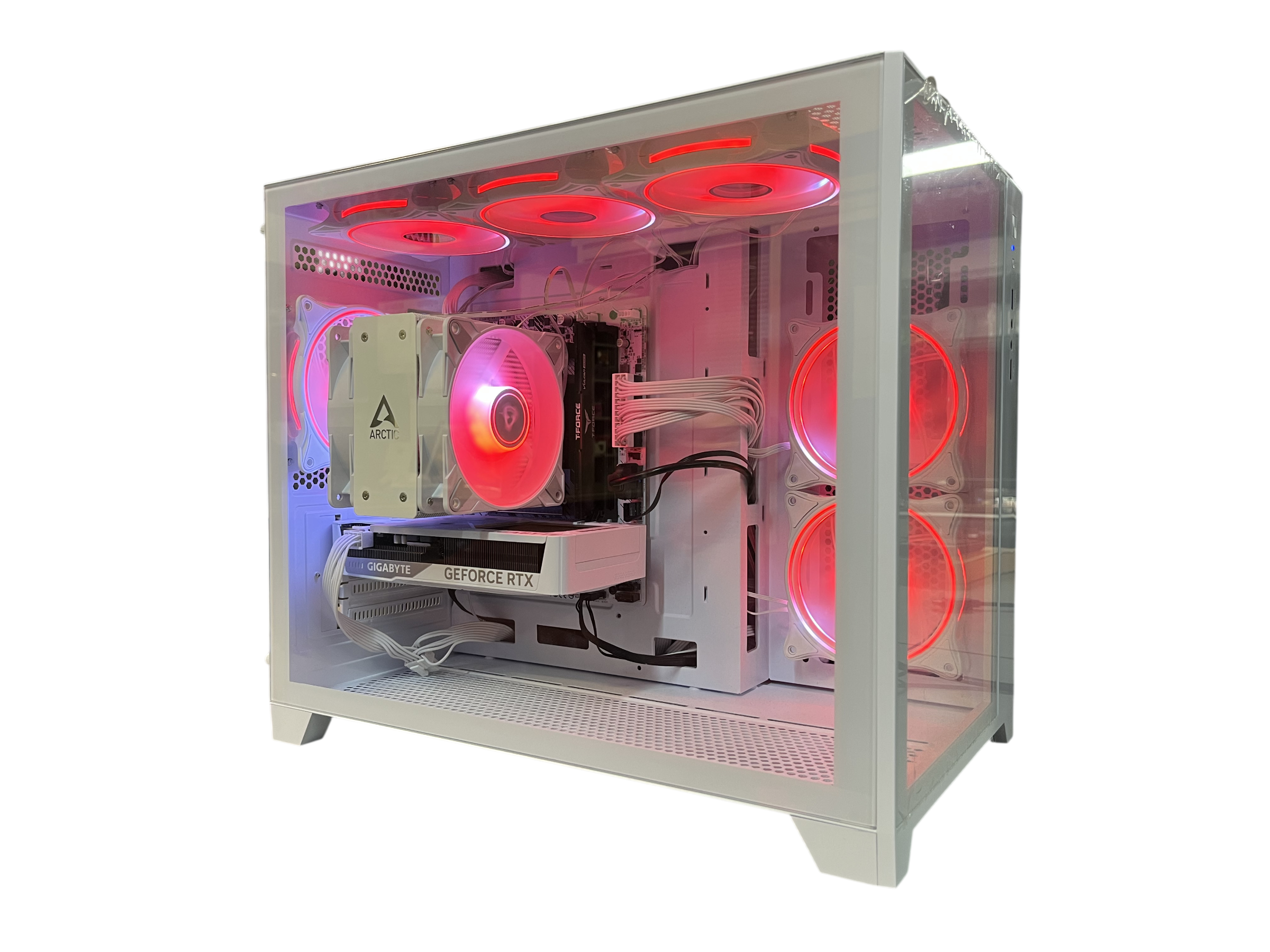 White Gaming PC - Intel Core i5 - 16GB RAM - 1TB SSD - RTX 5060 8GB Graphics - Great For Fortnite, Minecraft & More