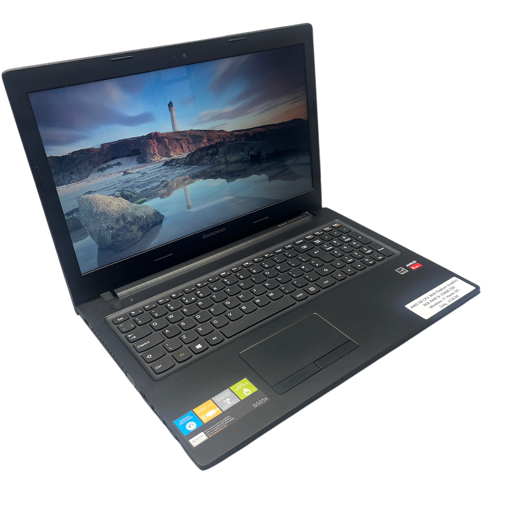Lenovo G505s Laptop - AMD A8 - Refurbished Laptop
