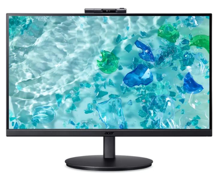 Acer CB2 Monitor | Black | 27" Full HD | Built-In Webcam