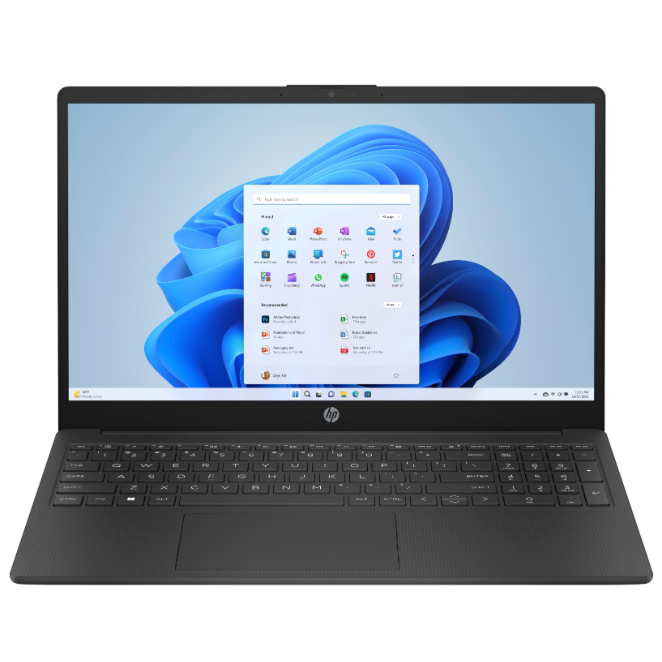 HP Black Laptop - AMD Ryzen 5 Processor, 8GB RAM, 512GB SSD, Radeon Graphics