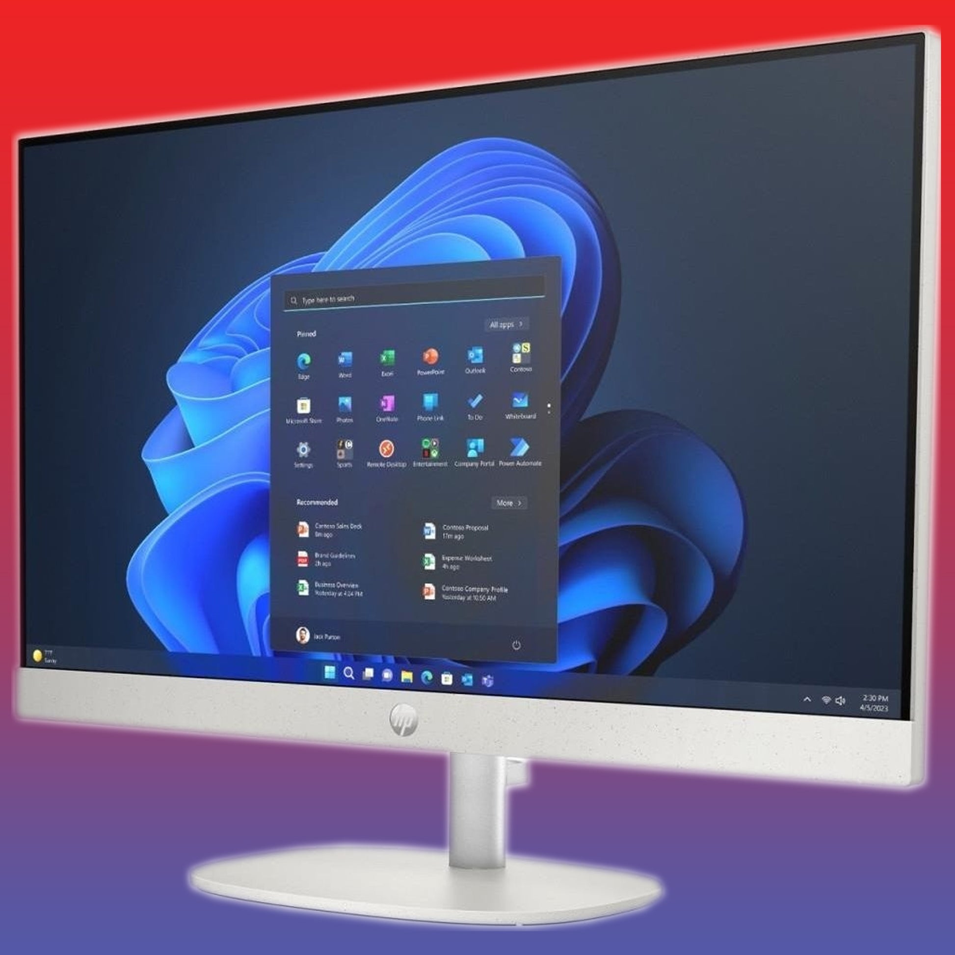 HP Pro One 240 23.8" G10 All-in-One Desktop | White