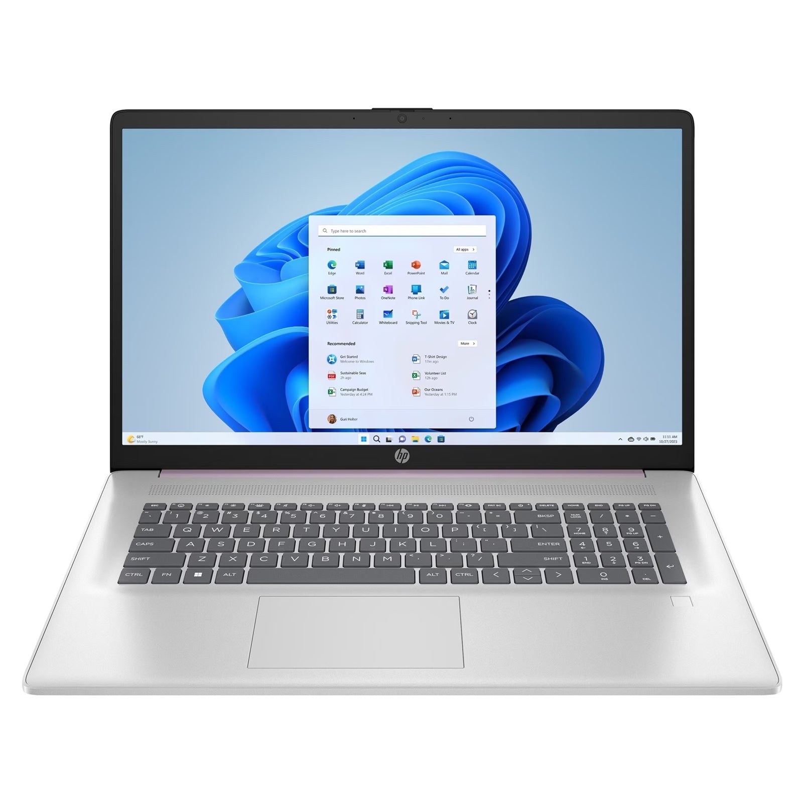HP Laptop, 17.3 Inch Full HD Screen, AMD Ryzen 5-7520U Processor, 8GB DDR5 RAM, 512GB SSD, Radeon Graphics, Windows 11 Home