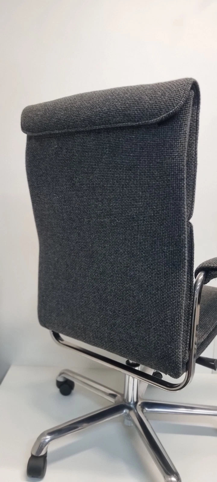 Boss Design Delphi High Back Executive Chair – Chrome Frame, Premium Fabric, Multiple Features