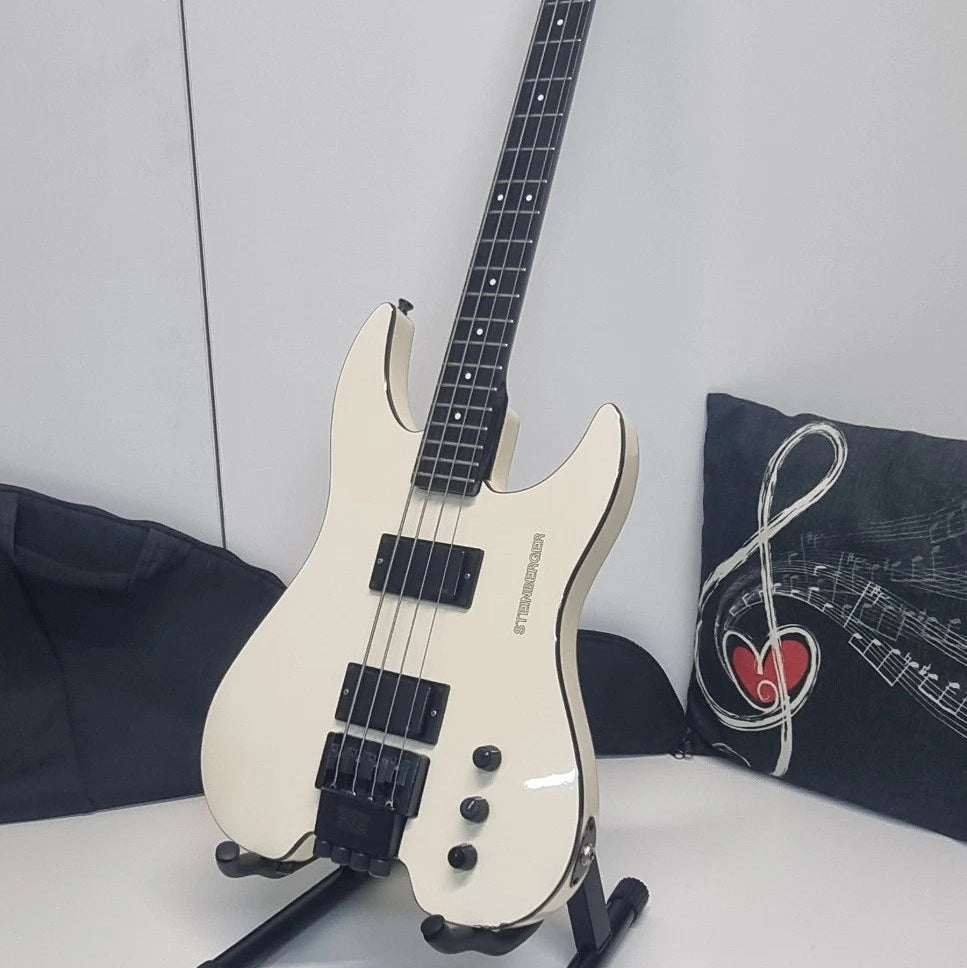 Steinberger XM-2 White Electric Headless Bass 1989 From The Newburgh NY Factory