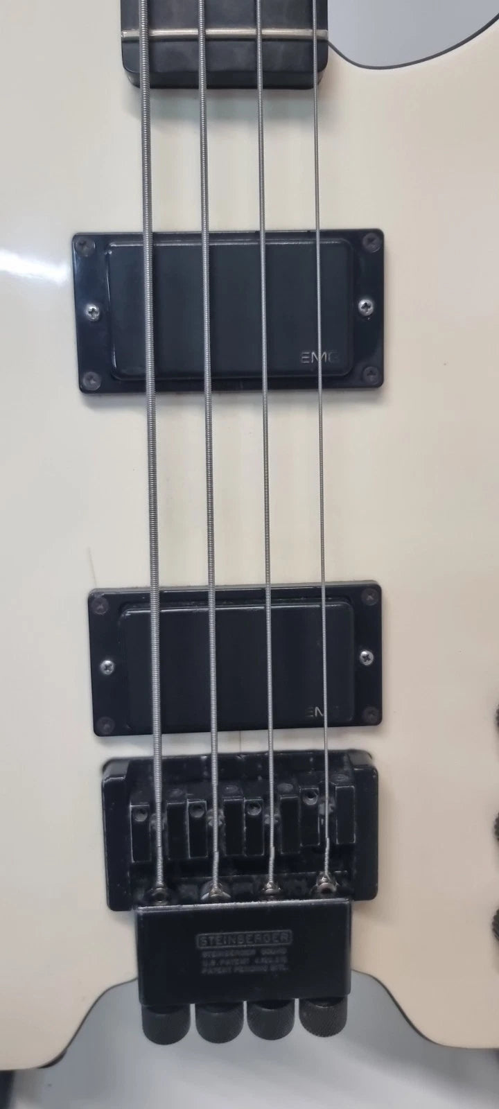 Steinberger XM-2 White Electric Headless Bass 1989 From The Newburgh NY Factory