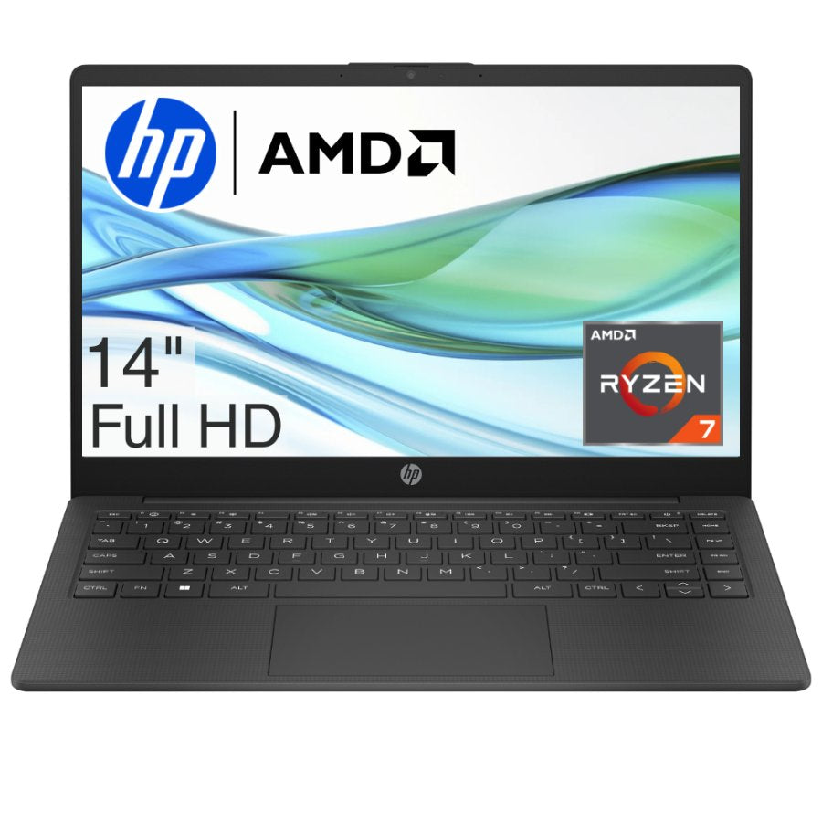 HP 14-inch Laptop – Ryzen 7, 8GB RAM, 1TB SSD