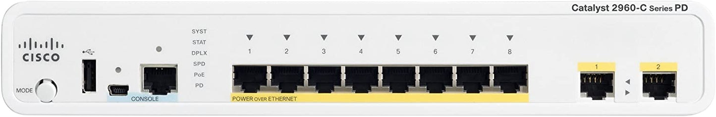 Cisco WS-C2960CG-8TC-L 8-Port Gigabit Switch